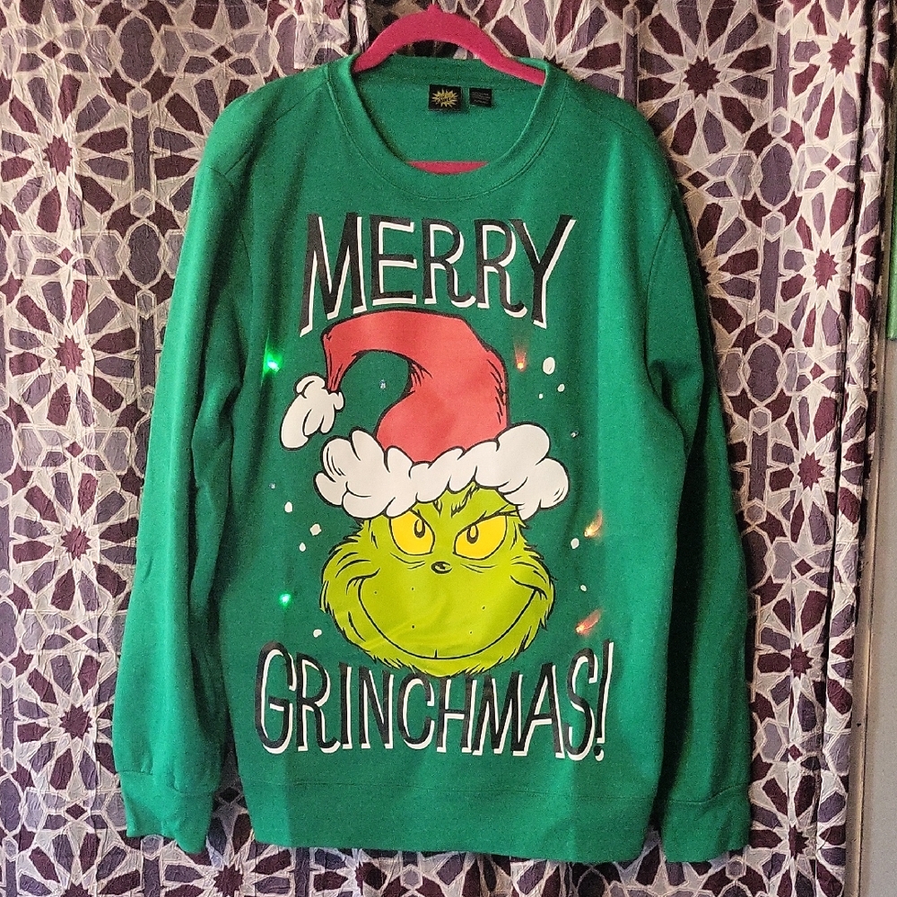 Green Grinch Christmas Sweater